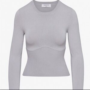 aritzia❣️babaton sculpt knit empire longsleeve